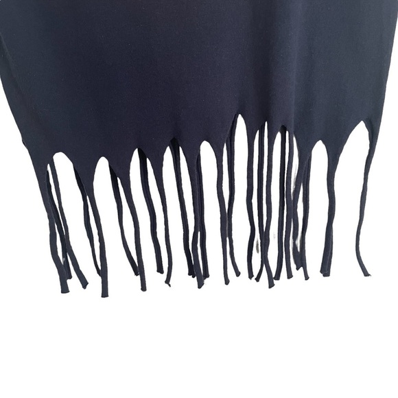 𝅺navy Blue Beer Breckenridge Distressed Short Sleeve Top - Picture 2 of 4